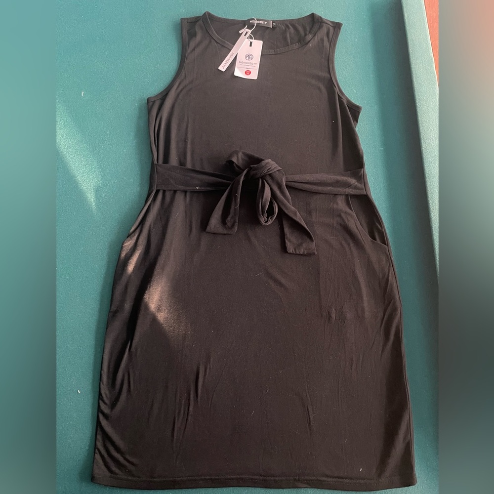 Black Bodycon Sleeveless T-shirt Dress